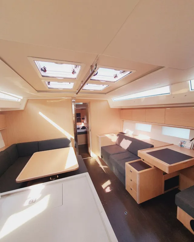 Salon of Novara, a Bavaria C50 Style sailboat at Grad Pula, Croatia
