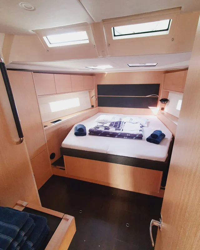 Cabin on Novara, a Bavaria C50 Style sailboat at Grad Pula, Croatia