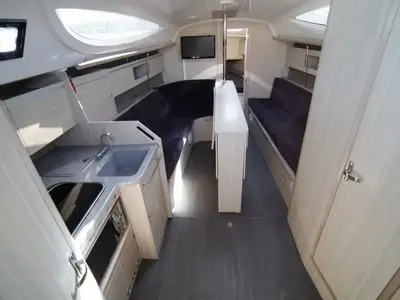 Galley of Kalska Brama, a Northman Maxus 33.1 RS sailboat at Sztynort, Poland
