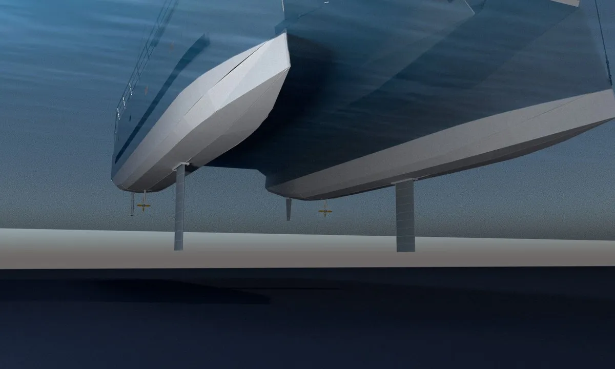 Upwind, a Custom Made Upwind 50 Eco catamaran at Trogir, Croatia