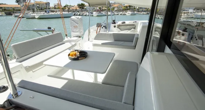 Cabin on Team Let's Go, a Excess 11 - 4 + 1 + 1 cab. catamaran at Mytikas, Greece