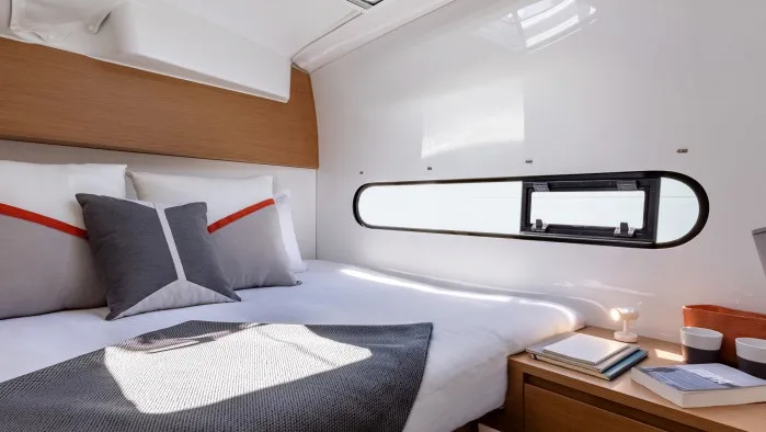 Cabin on Team Let's Go, a Excess 11 - 4 + 1 + 1 cab. catamaran at Mytikas, Greece