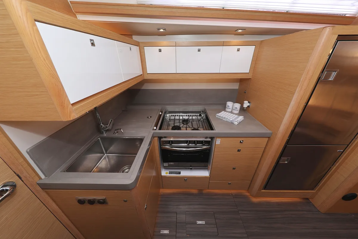 Galley of Cupid, a Dufour 470 sailboat at Općina Sukošan, Croatia