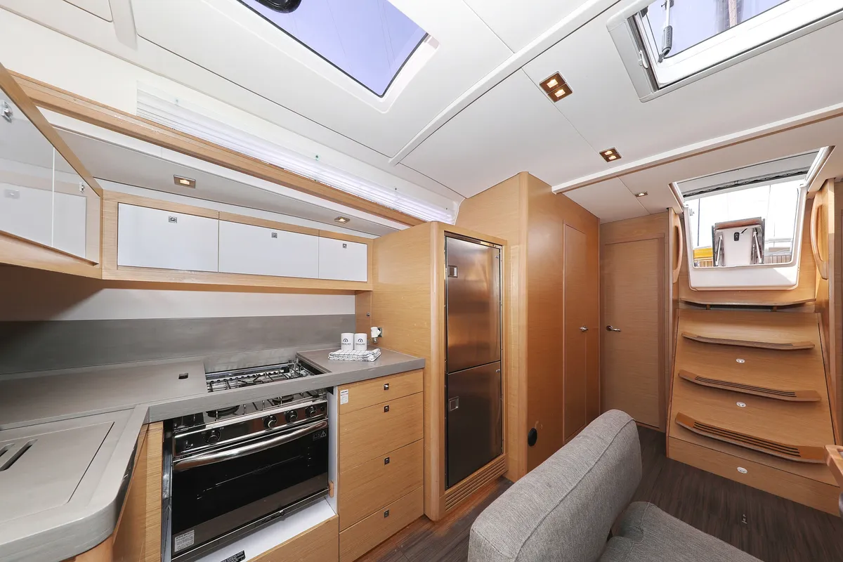 Galley of Cupid, a Dufour 470 sailboat at Općina Sukošan, Croatia