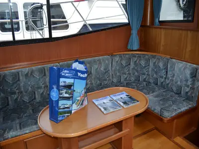 Salon of Surrender, a De Drait Tyvano 1340 motorboat at Drachten, Netherlands