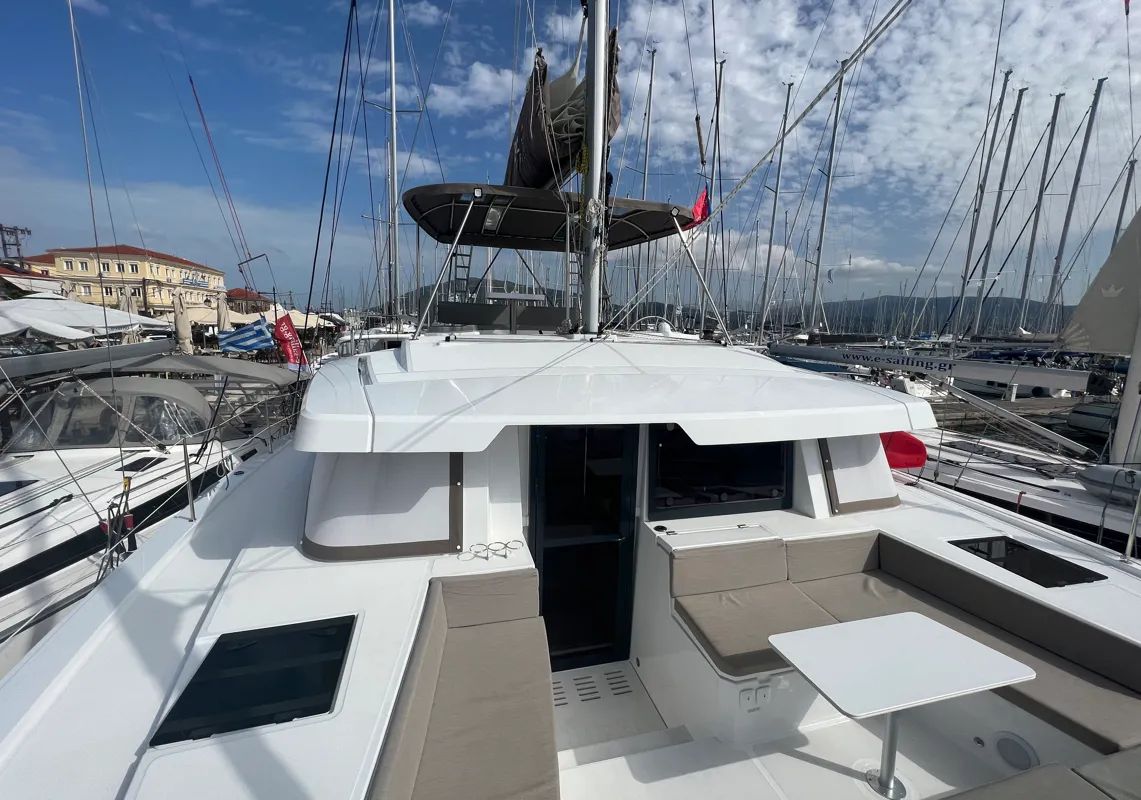 Cabin on Bali 4.4, a Bali 4.4 catamaran at Municipal Unit of Lefkada, Greece