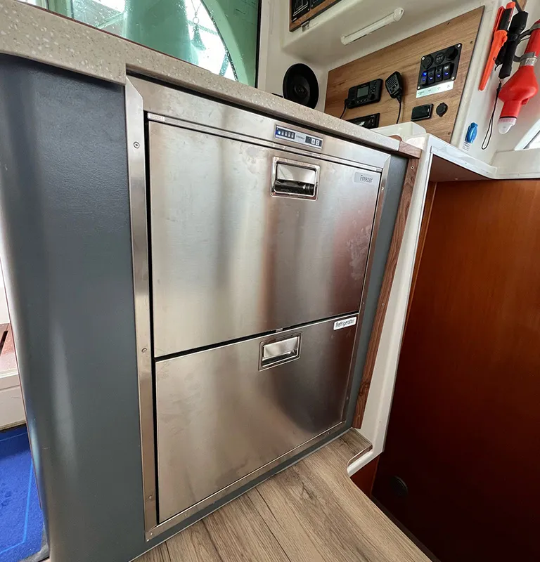 Galley of Relax, a Lagoon 380 S2 catamaran at Punat, Croatia