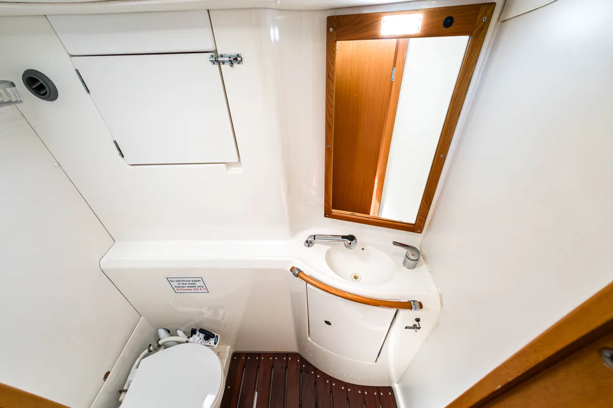 Salon of Relax, a Lagoon 380 S2 catamaran at Punat, Croatia