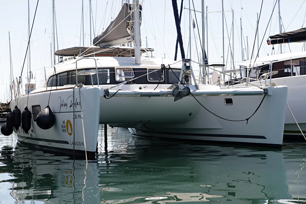 Head on Relax, a Lagoon 380 S2 catamaran at Punat, Croatia