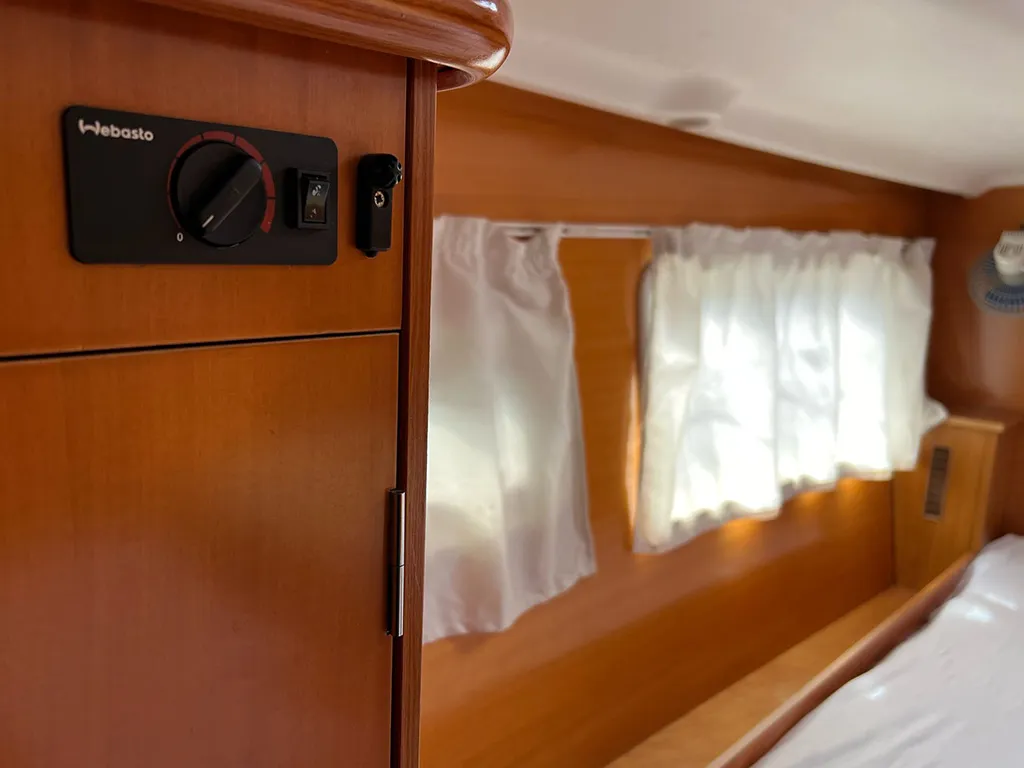 Cabin on Relax, a Lagoon 380 S2 catamaran at Punat, Croatia