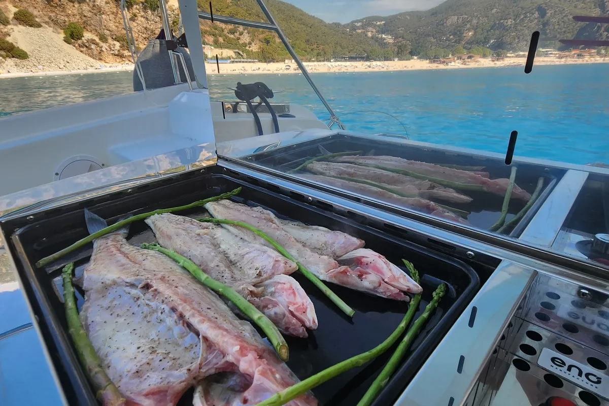 ProntoSail, a Aventura 37 catamaran at Fethiye, Turkey