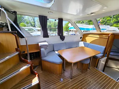 Salon of Persephone, a Gulet Tarpon 37 DP motorboat at Lübz, Germany