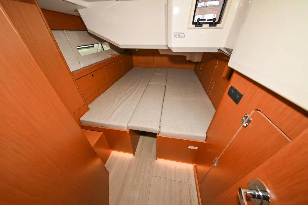 Cabin on BOSUN, a Bavaria C46 sailboat at Zadar, Croatia