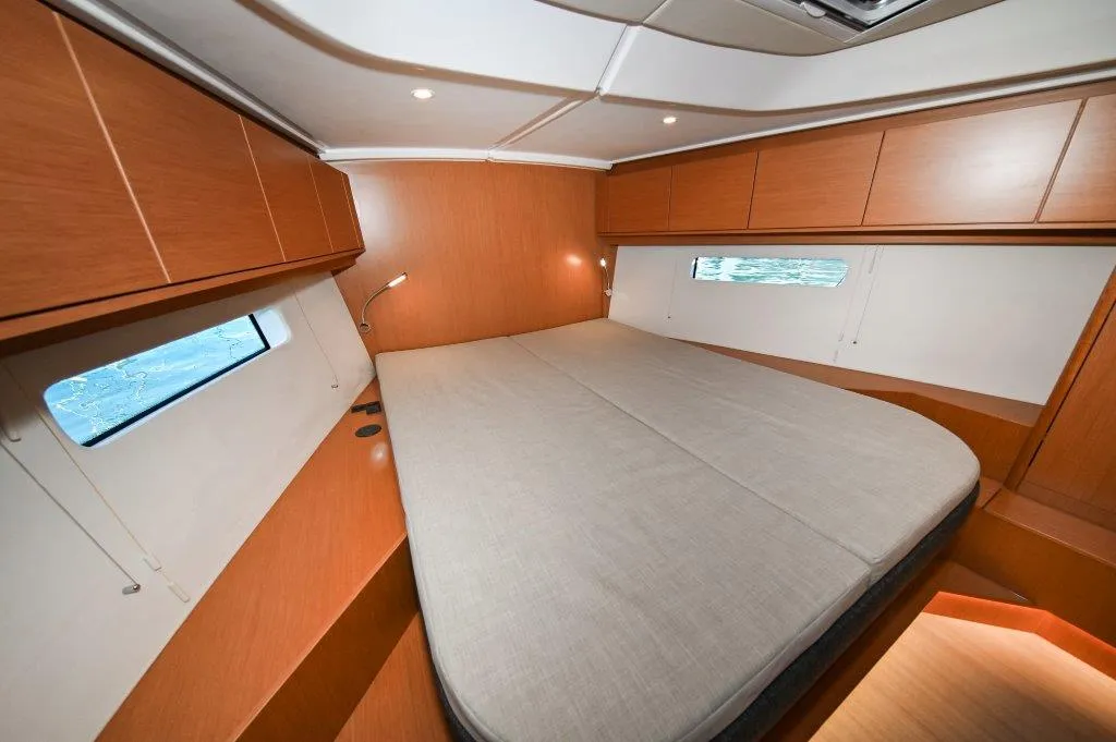 Cabin on BOSUN, a Bavaria C46 sailboat at Zadar, Croatia