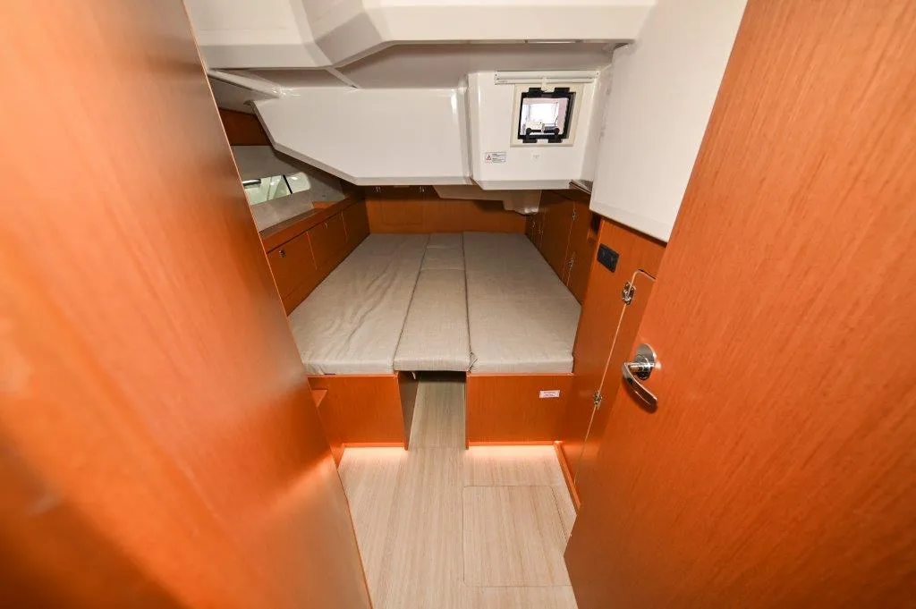 Cabin on BOSUN, a Bavaria C46 sailboat at Zadar, Croatia