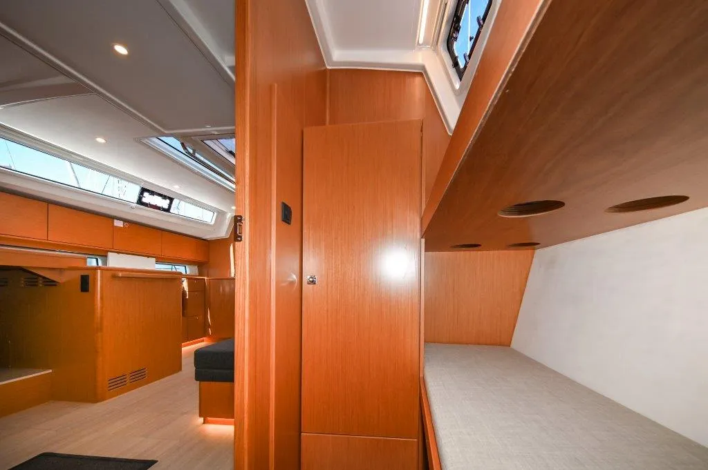 Cabin on BOSUN, a Bavaria C46 sailboat at Zadar, Croatia