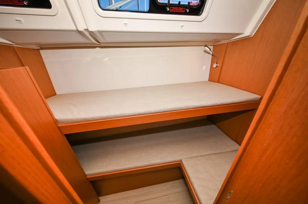 Cabin on BOSUN, a Bavaria C46 sailboat at Zadar, Croatia