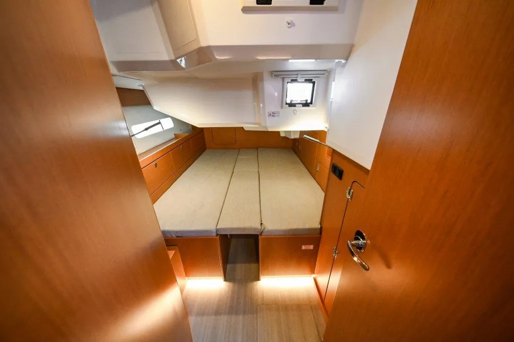 Cabin on BOSUN, a Bavaria C46 sailboat at Zadar, Croatia