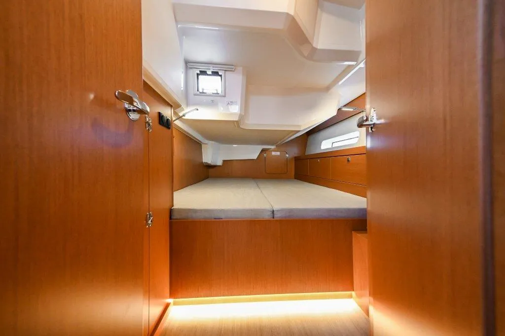 Cabin on BOSUN, a Bavaria C46 sailboat at Zadar, Croatia