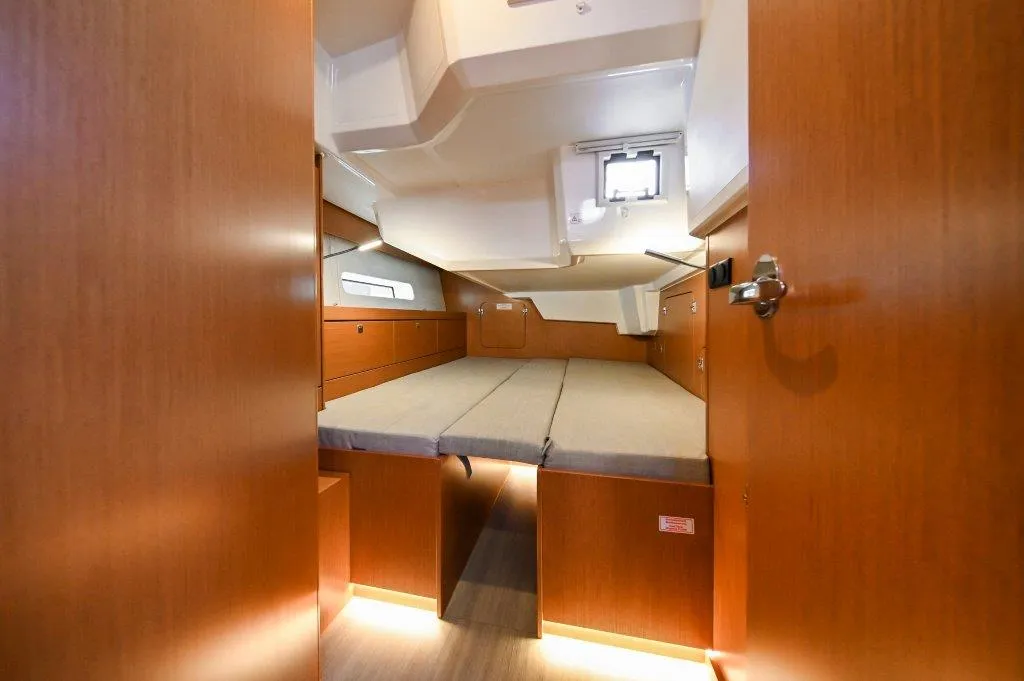 Cabin on BOSUN, a Bavaria C46 sailboat at Zadar, Croatia