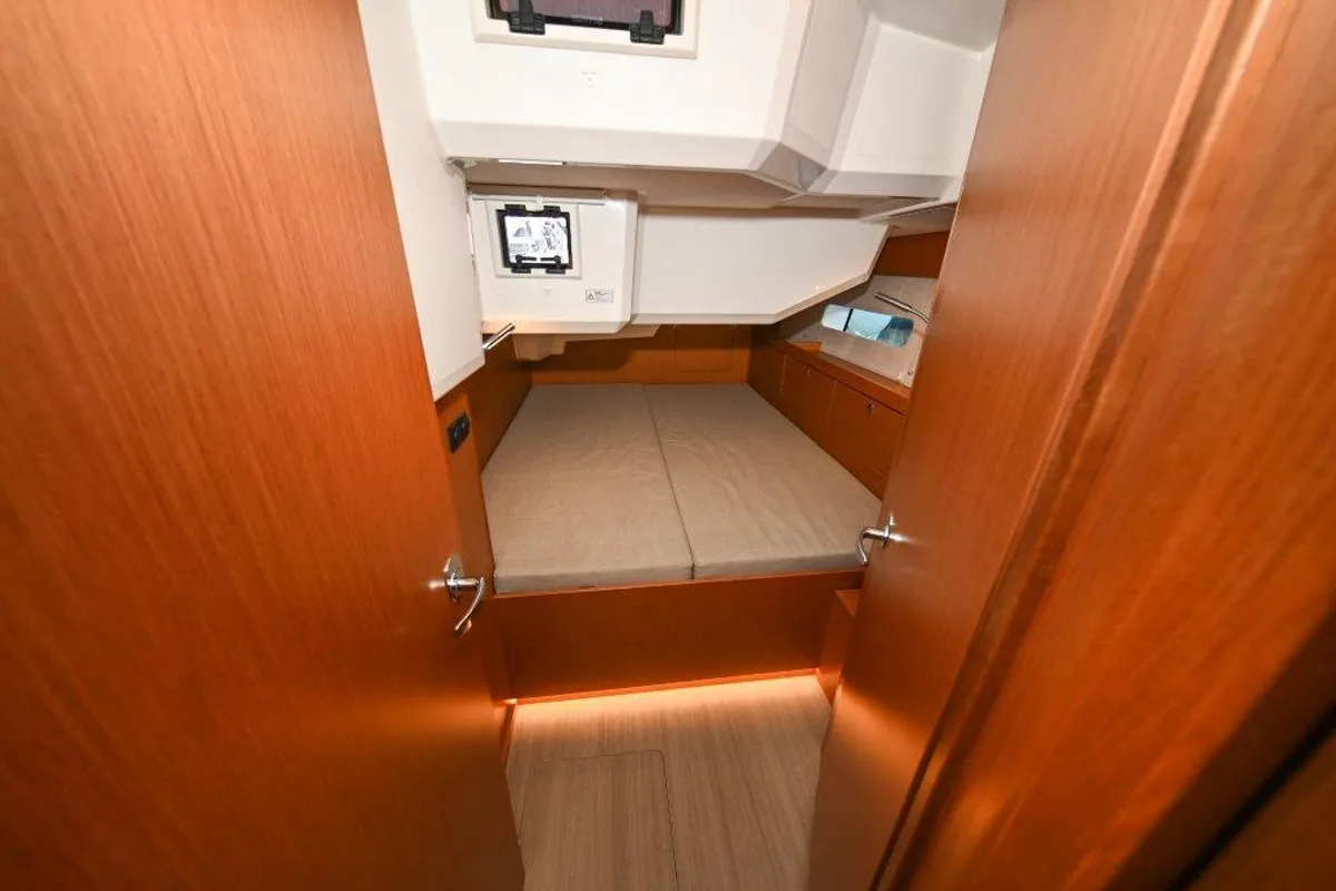 Cabin on BOSUN, a Bavaria C46 sailboat at Zadar, Croatia