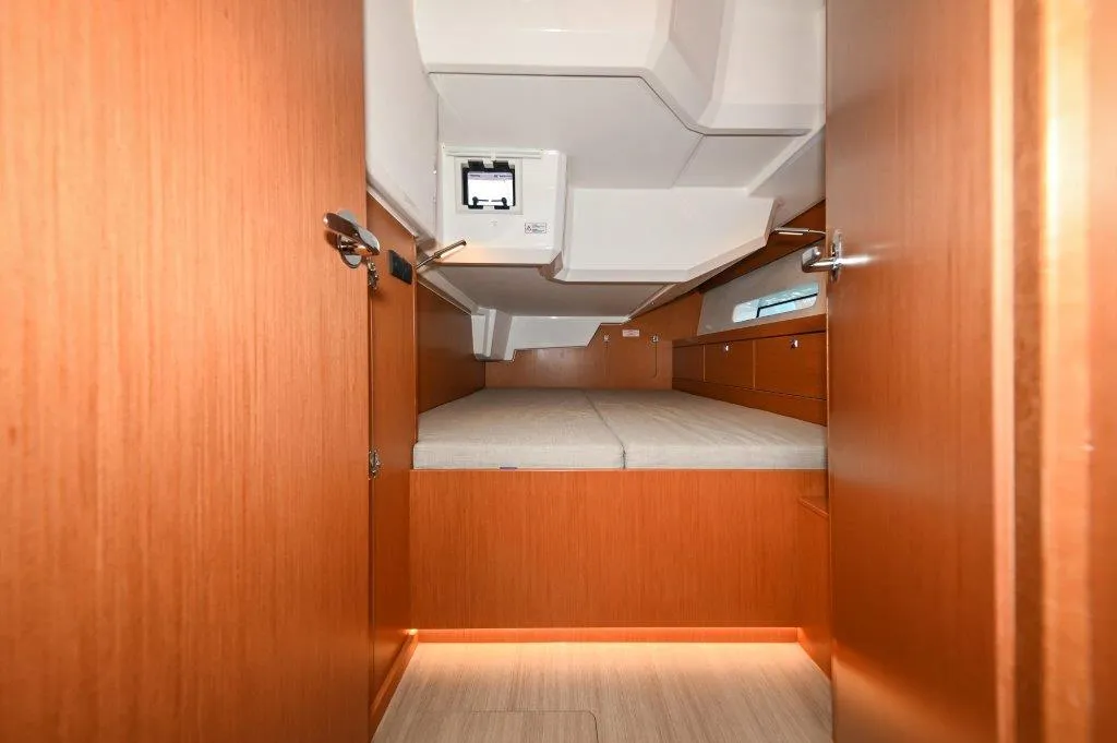 Cabin on BOSUN, a Bavaria C46 sailboat at Zadar, Croatia