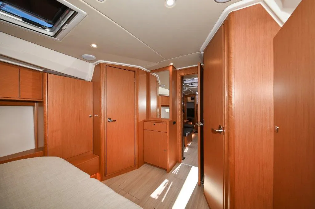 Cabin on BOSUN, a Bavaria C46 sailboat at Zadar, Croatia