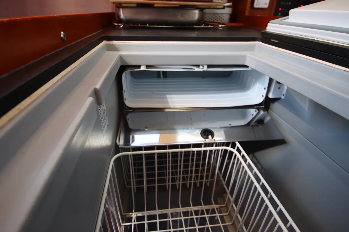 Galley of First, a Beneteau Oceanis 41.1 sailboat at Općina Rogoznica, Croatia