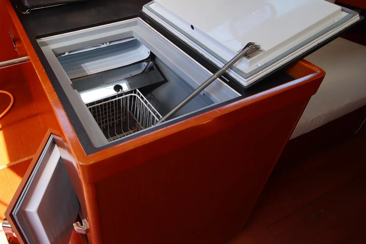 Galley of First, a Beneteau Oceanis 41.1 sailboat at Općina Rogoznica, Croatia