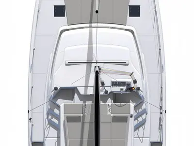 Play, a Bali Catspace catamaran at Dubrovnik, Croatia