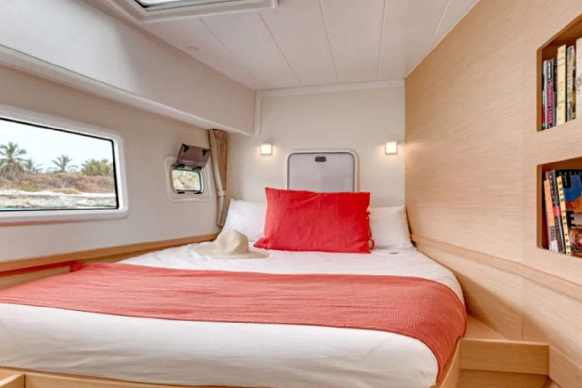 Cabin on Queen Annezia, a Lagoon 42 catamaran at Municipal Unit of Lefkada, Greece