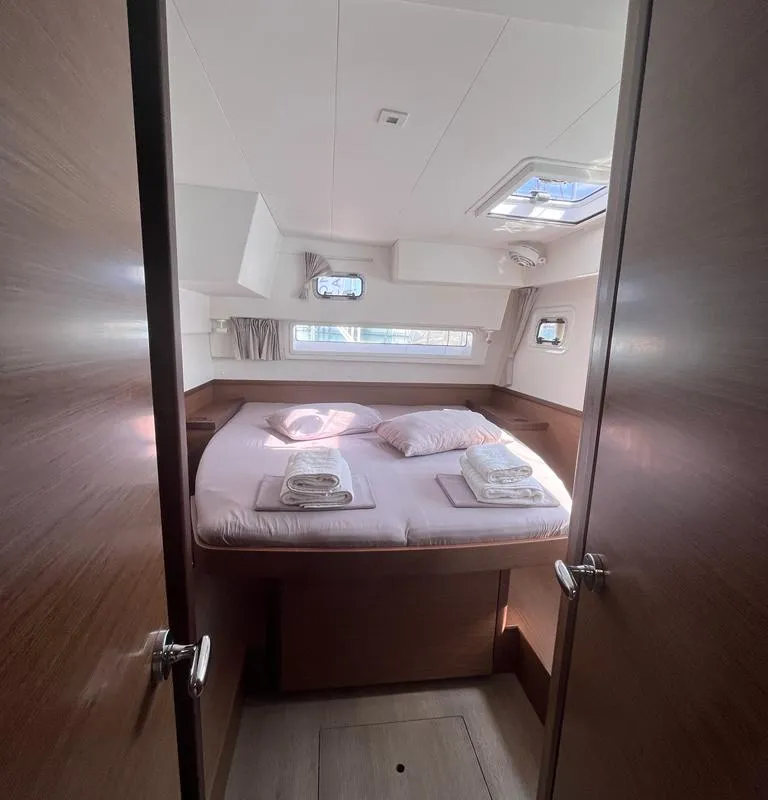 Cabin on Queen Annezia, a Lagoon 42 catamaran at Municipal Unit of Lefkada, Greece