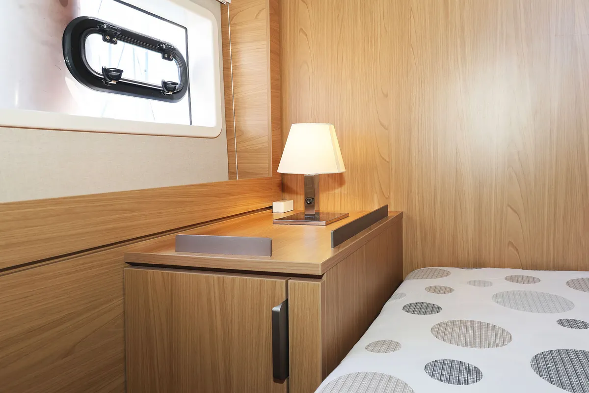 Cabin on Hermine, a Bali 4.6 catamaran at Seget Donji, Croatia