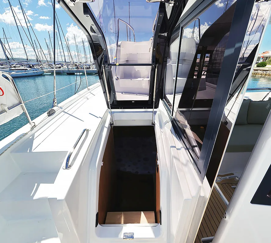 Hermine, a Bali 4.6 catamaran at Seget Donji, Croatia