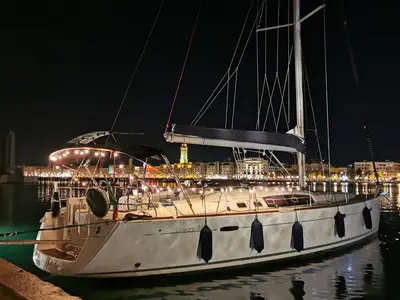 Zoe, a Beneteau Oceanis 46 sailboat at Bari, Italy