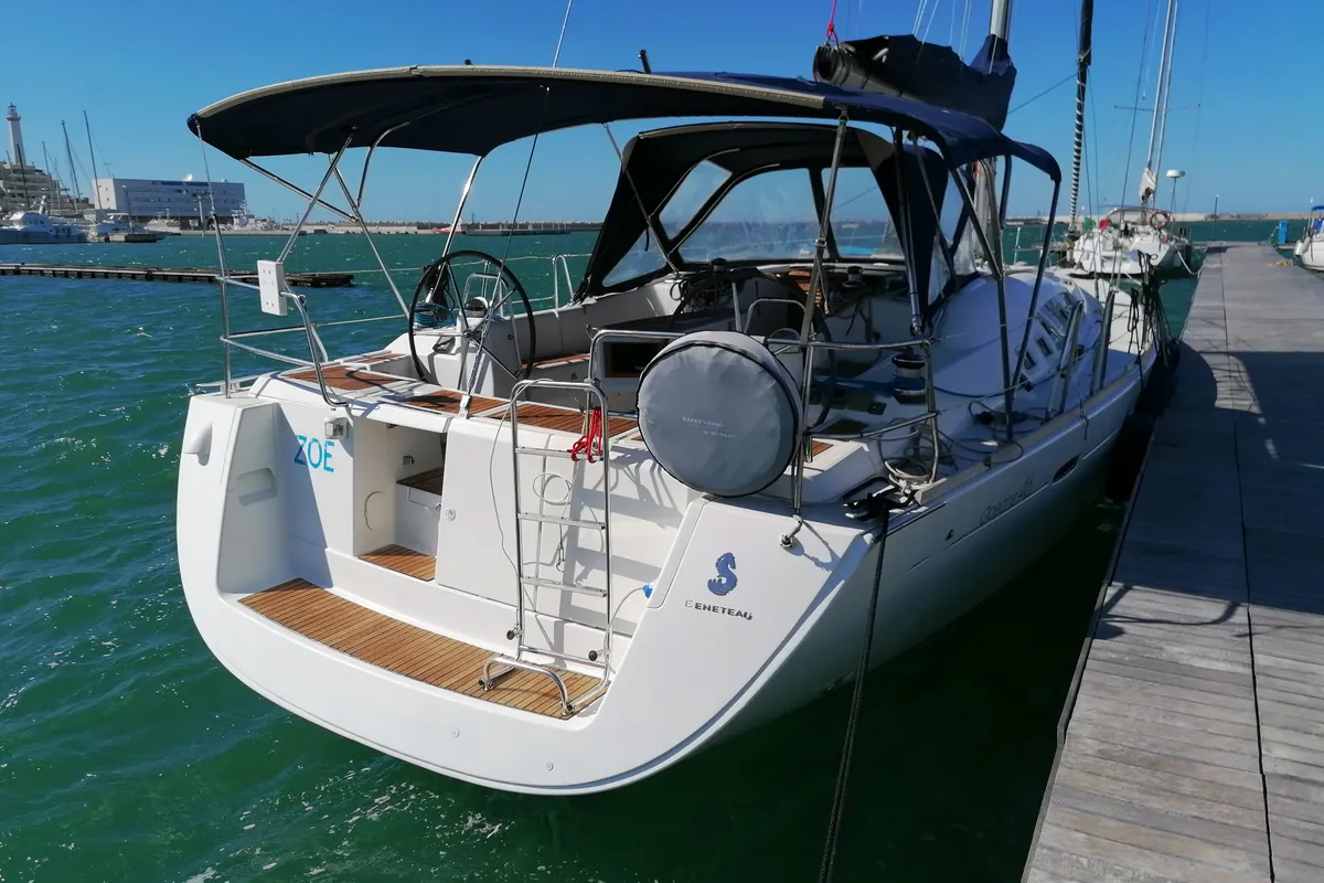 Zoe, a Beneteau Oceanis 46 sailboat at Bari, Italy