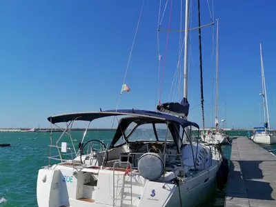 Zoe, a Beneteau Oceanis 46 sailboat at Bari, Italy