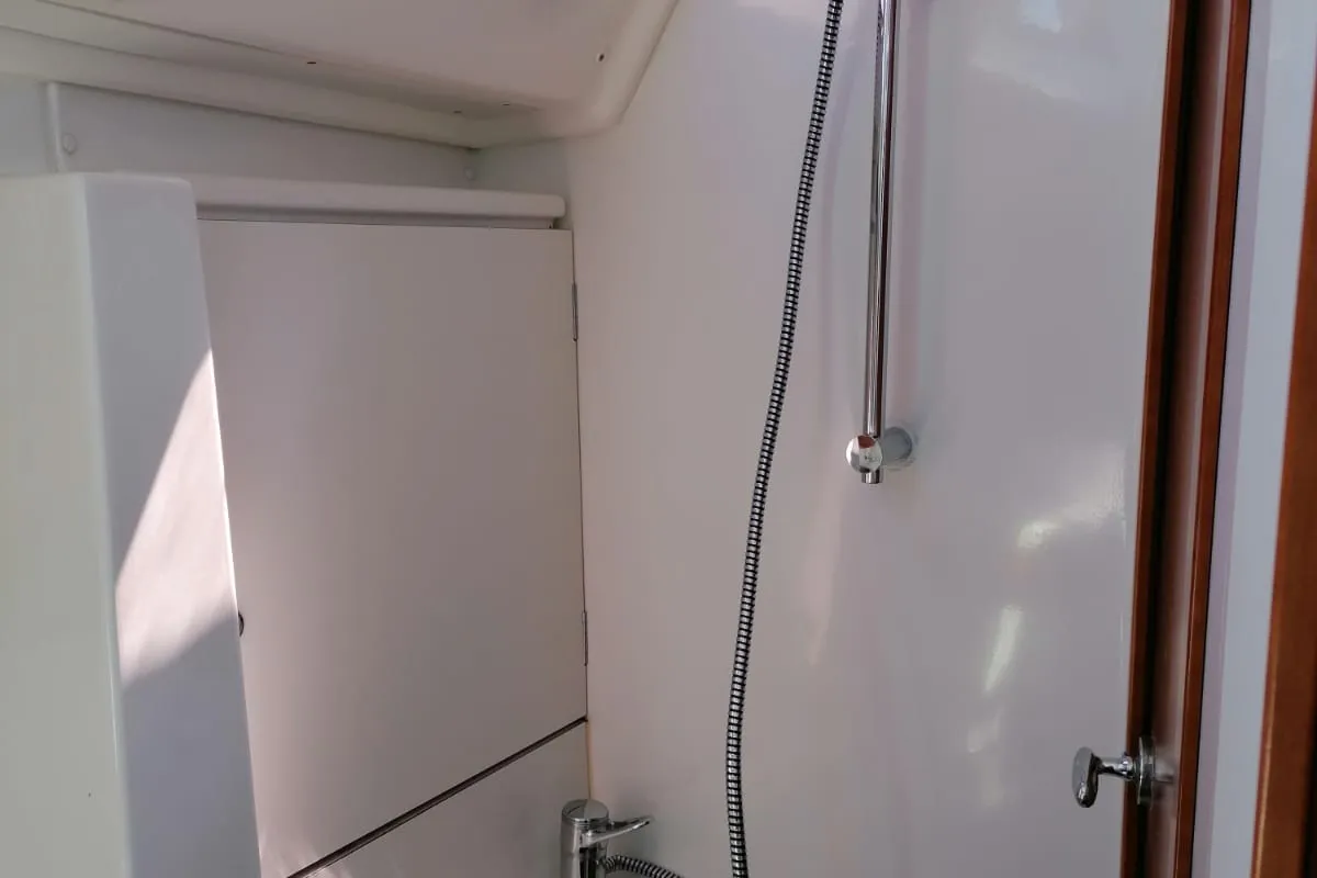 Zoe, a Beneteau Oceanis 46 sailboat at Bari, Italy