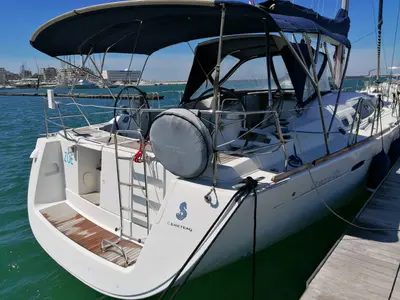 Zoe, a Beneteau Oceanis 46 sailboat at Bari, Italy