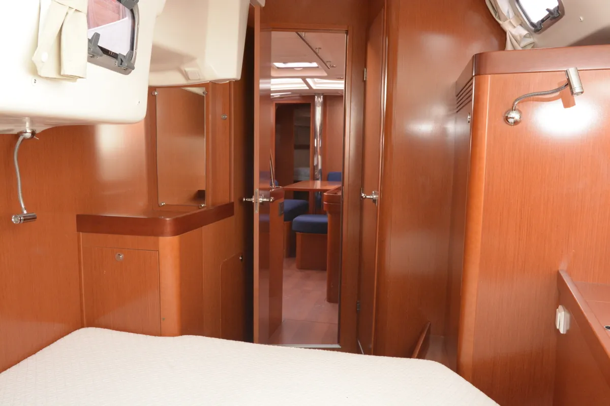 Zoe, a Beneteau Oceanis 46 sailboat at Bari, Italy