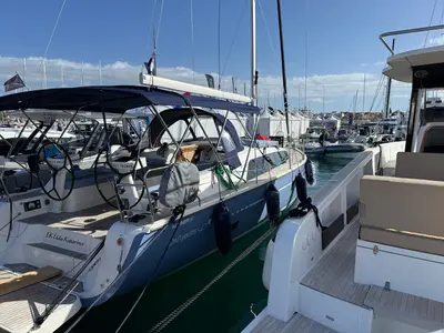 Exterior view of No 1, a D&D Kufner 37 sailboat at Punat, Croatia