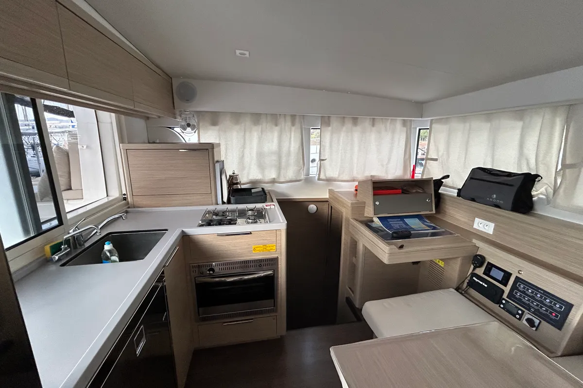 Sail Agena, a Lagoon 40 catamaran at Marmaris, Turkey
