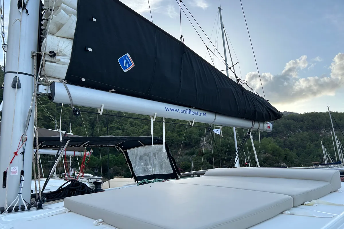 Sail Agena, a Lagoon 40 catamaran at Marmaris, Turkey