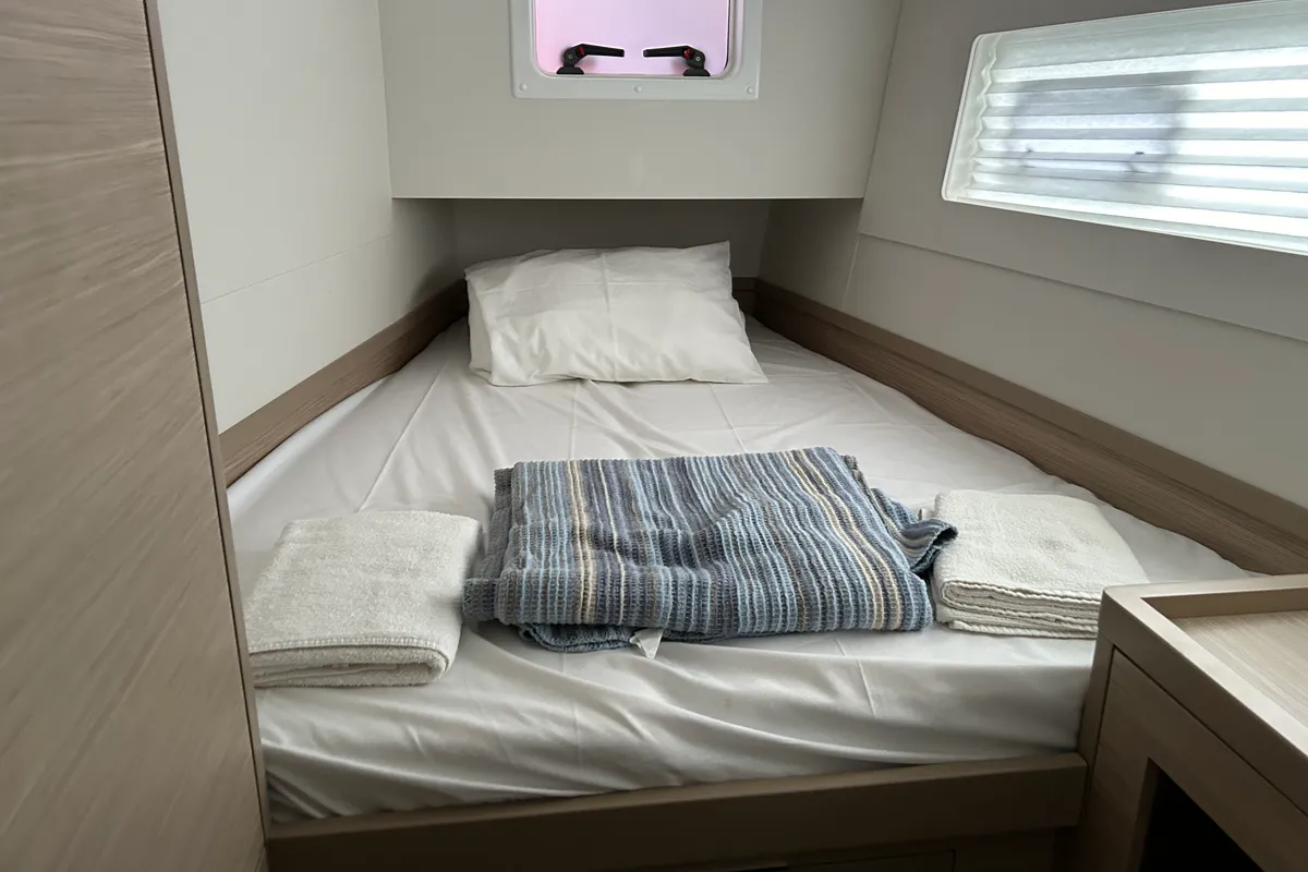 Sail Agena, a Lagoon 40 catamaran at Marmaris, Turkey