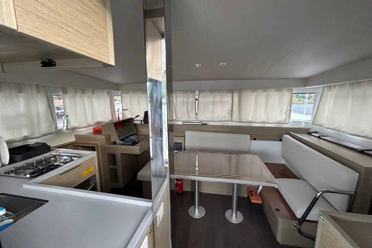 Sail Agena, a Lagoon 40 catamaran at Marmaris, Turkey