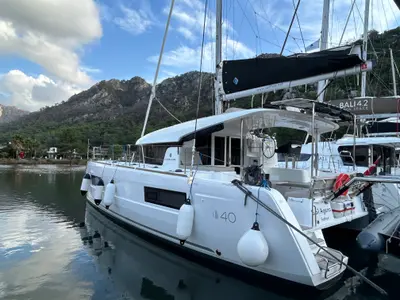 Sail Agena, a Lagoon 40 catamaran at Marmaris, Turkey