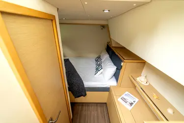 Cabin on Triumpho, a Fountaine Pajot Saba 50 catamaran at Pa Khlok, Thailand