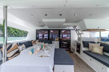 Triumpho, a Fountaine Pajot Saba 50 catamaran at Pa Khlok, Thailand