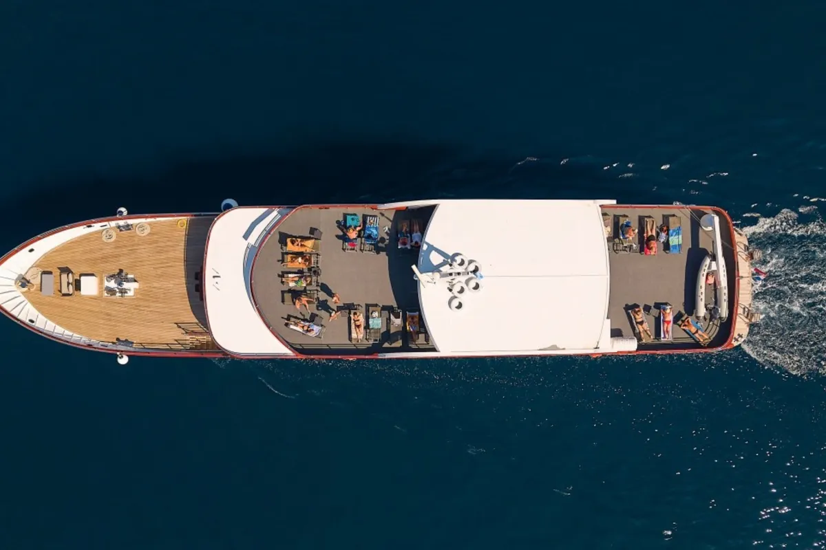 Azzurro, a Luxury Motor Yacht motor yacht at Dubrovnik, Croatia