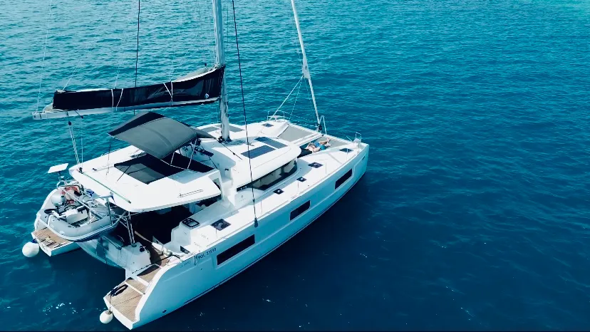 Sofia, a Lagoon 46 catamaran at Azam Marina, Tanzania